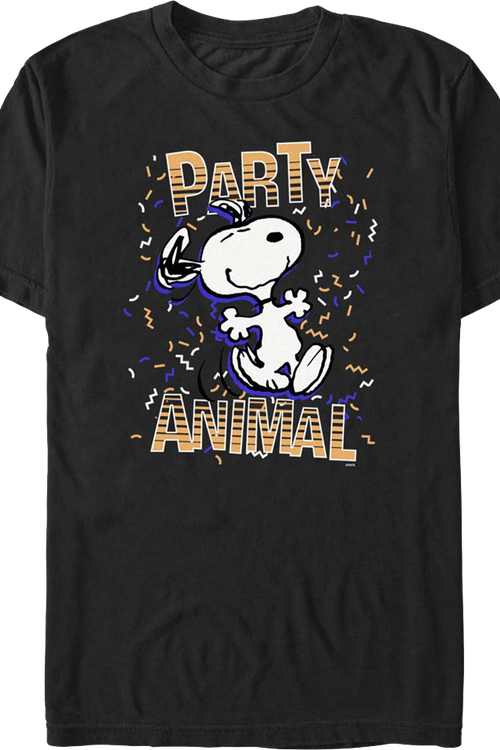 Snoopy Party Animal Peanuts T-Shirtmain product image