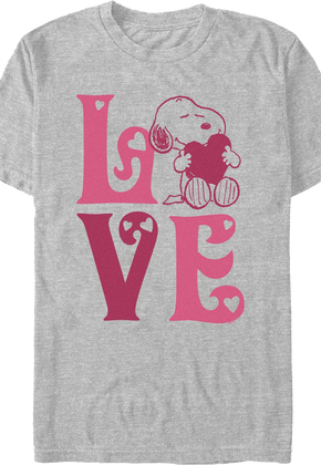 Snoopy Puppy Love Peanuts T-Shirt