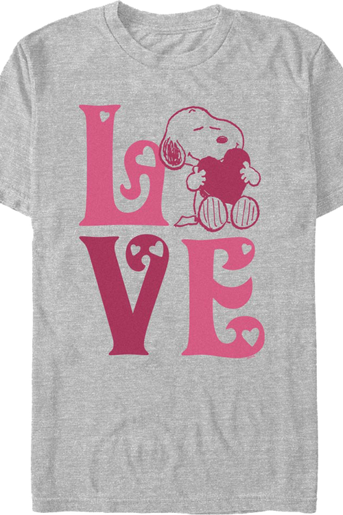 Snoopy Puppy Love Peanuts T-Shirtmain product image