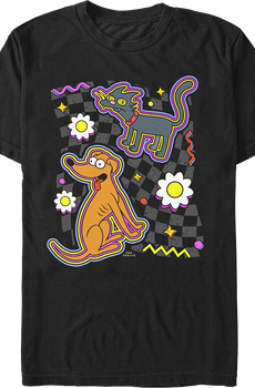 Snowball & Santa's Little Helper Simpsons T-Shirt
