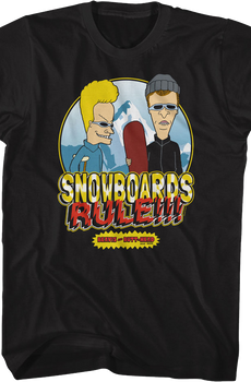 Snowboards Rule Beavis And Butt-Head T-Shirt