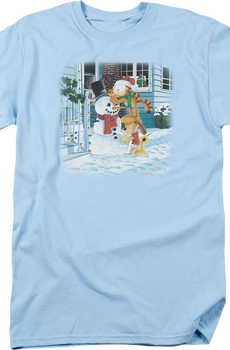 Snowman Garfield T-Shirt