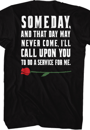 Someday Front & Back Godfather T-Shirt