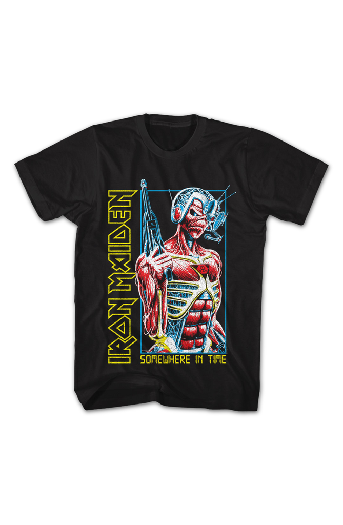 Somewhere In Time Cyborg Iron Maiden T-Shirt