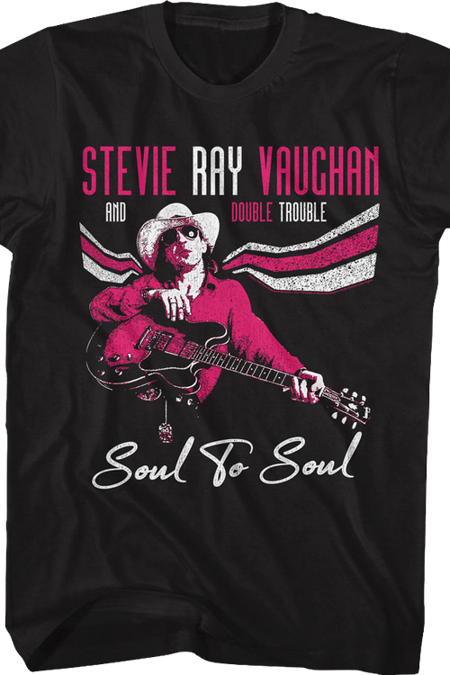 Soul To Soul Stevie Ray Vaughan And Double Trouble T-Shirtmain product image
