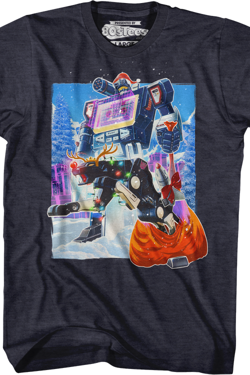 Soundwave Santa Claus Transformers T-Shirtmain product image