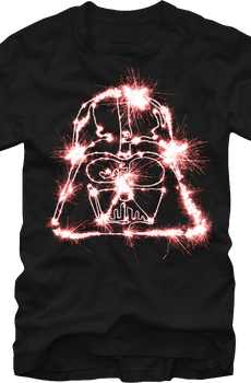 Sparkling Darth Vader Helmet Star Wars T-Shirt