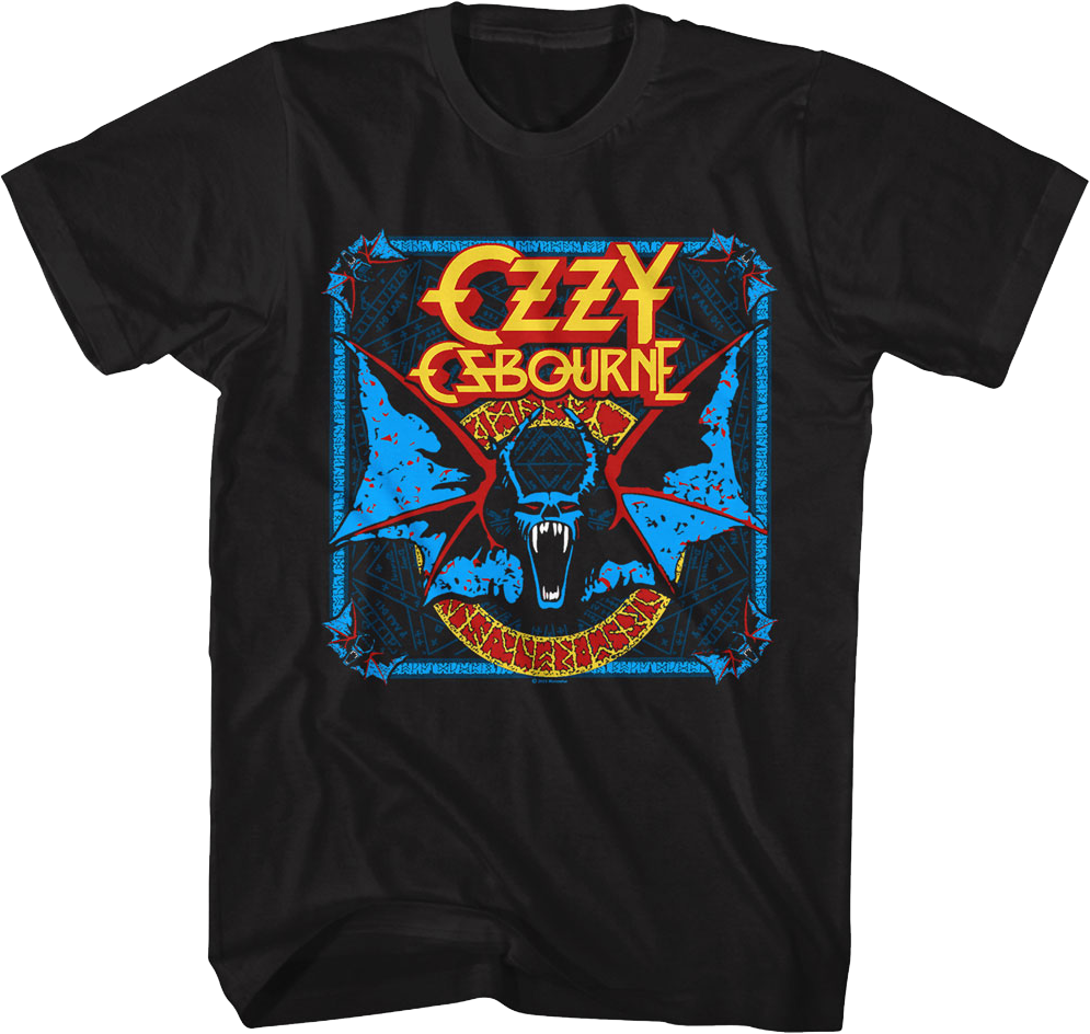Speak of the Devil Gothic Bat Ozzy Osbourne T-Shirt