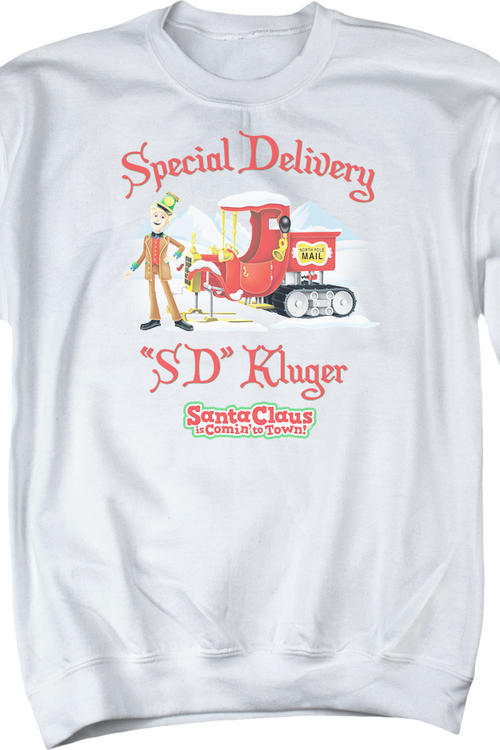 Special Delivery Santa Claus Is Comin' To Town Sweatshirtmain product image