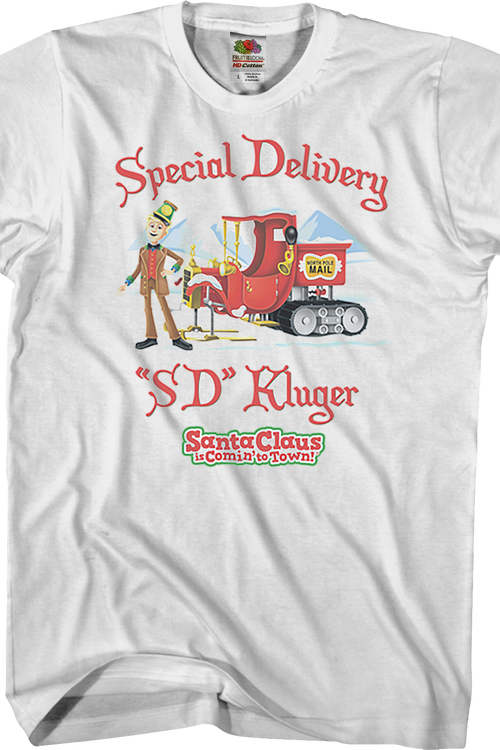 Special Delivery Santa Claus Is Comin' To Town T-Shirtmain product image