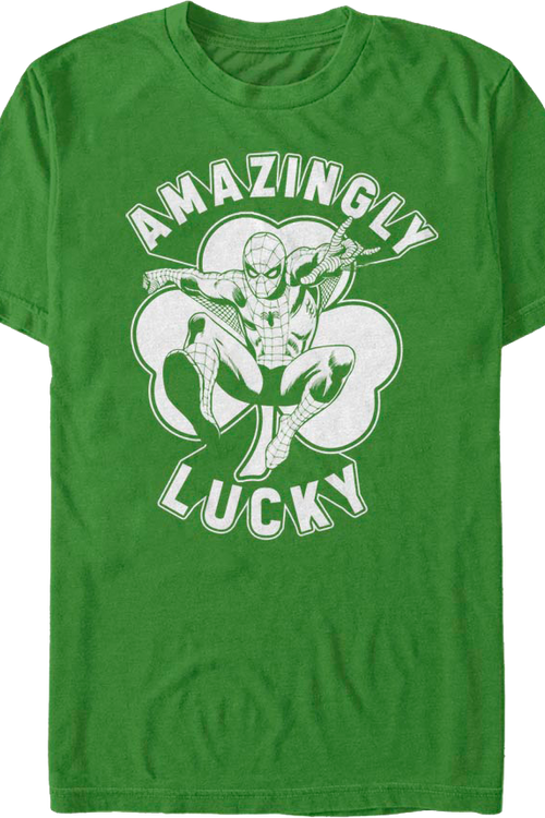 Spider-Man Amazingly Lucky Marvel Comics T-Shirtmain product image