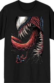 Spider-Man Battles Venom Marvel Comics T-Shirt