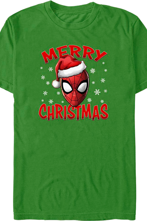 Spider-Man Merry Christmas Marvel Comics T-Shirtmain product image