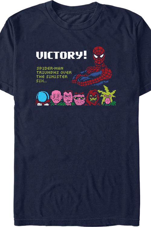 Spider-Man Triumphs Over The Sinister Six Marvel Comics T-Shirtmain product image