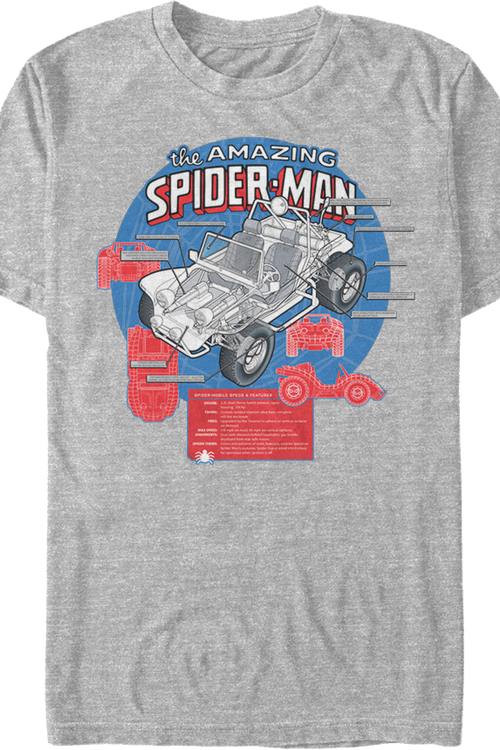 Spider-Mobile Marvel Comics T-Shirtmain product image