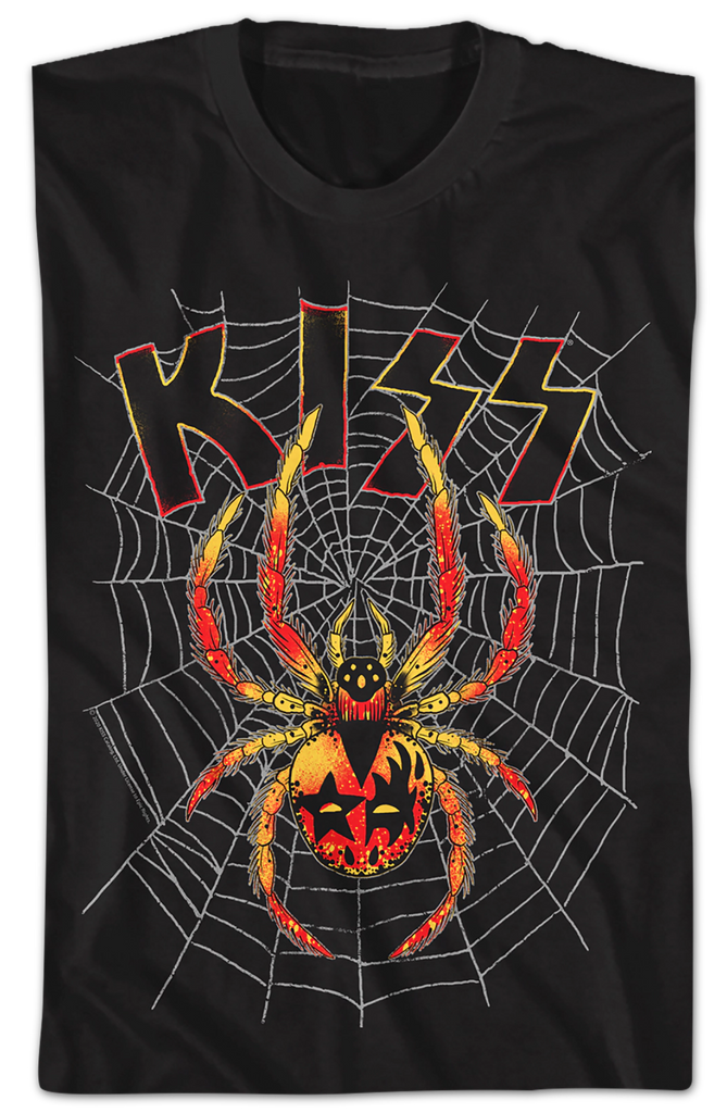 Spider Web KISS Shirt