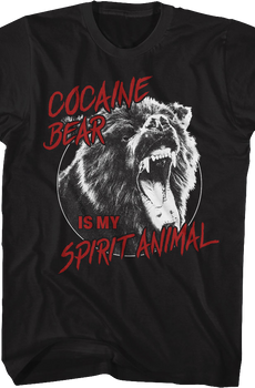 Spirit Animal Cocaine Bear T-Shirt