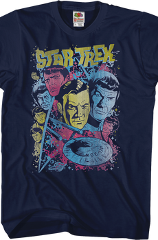 Splash Art Star Trek T-Shirt