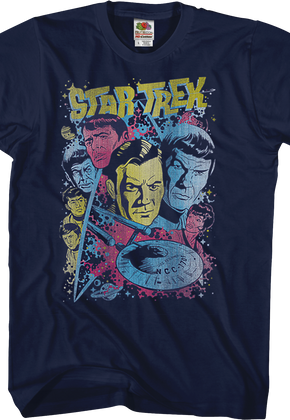 Splash Art Star Trek T-Shirt