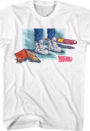 Marty's Sports Almanac Shoes Hoverboard Back To The Future T-Shirt