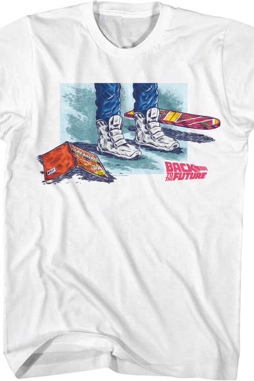 Marty's Sports Almanac Shoes Hoverboard Back To The Future T-Shirtmain product image