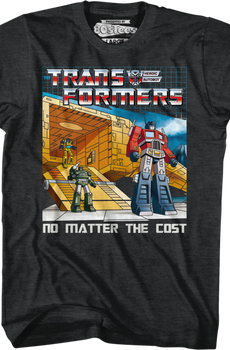 No Matter The Cost Black Heather Transformers T-Shirt