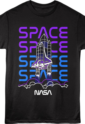 Stacked Space NASA T-Shirt