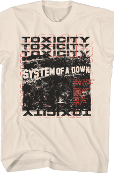 Stacked Toxicity System Of A Down T-Shirt