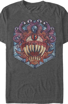 Stained Glass Beholder Dungeons & Dragons T-Shirt
