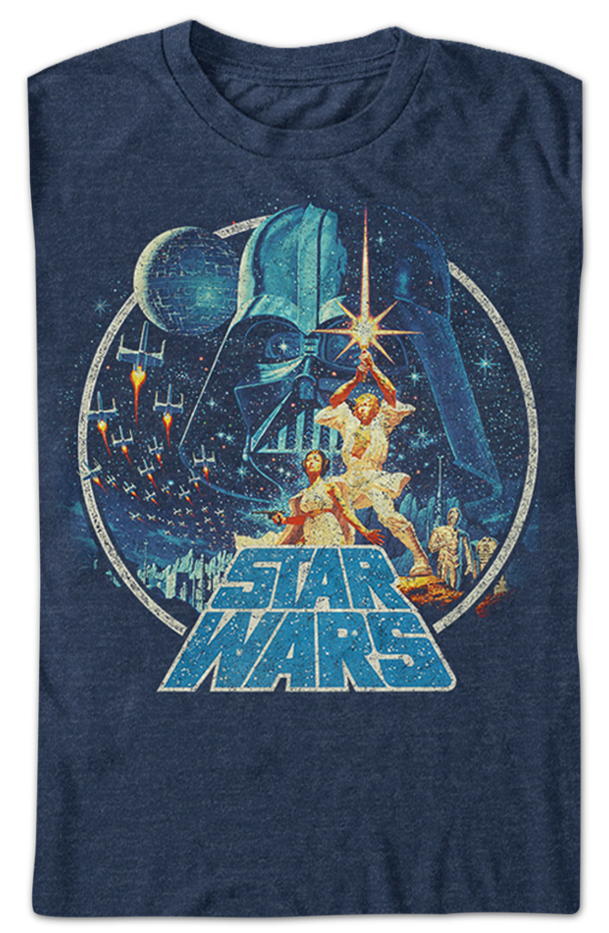 Star Wars A New Hope Poster Art T-Shirt - Main Image