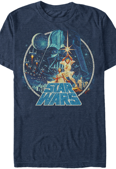 Star Wars A New Hope Poster Art T-Shirt