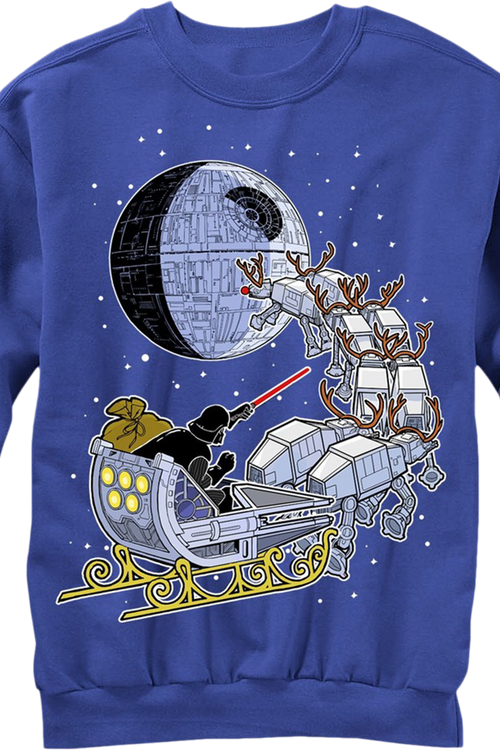 Star Wars Darth Vader Sleigh Christmas Sweatermain product image