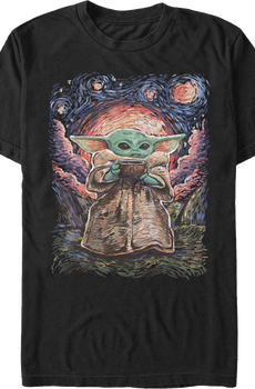 Starry Child The Mandalorian Star Wars T-Shirt