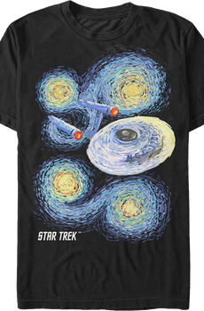 Starry Enterprise Star Trek T-Shirt