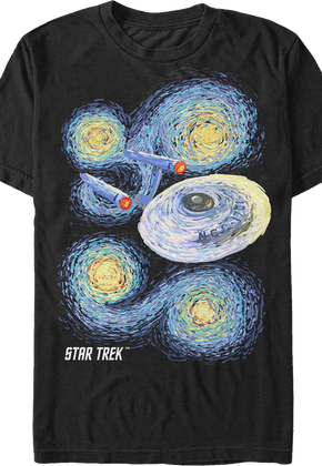 Starry Enterprise Star Trek T-Shirt