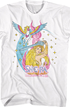 Starry Swift Wind and She-Ra Masters of the Universe T-Shirt