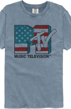 Stars And Stripes MTV Comfort Colors Brand T-Shirt