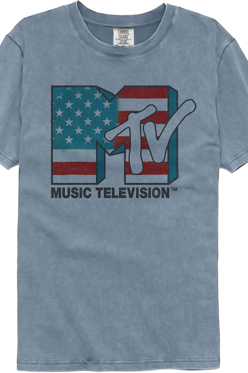 Stars And Stripes MTV Comfort Colors Brand T-Shirtmain product image