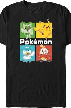 Starter Squares Pokemon T-Shirt