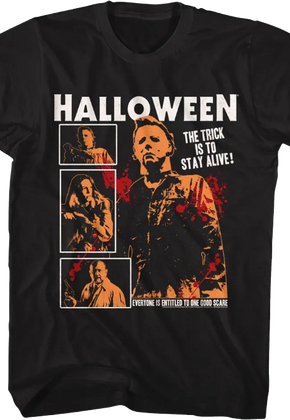 Stay Alive Collage Halloween T-Shirt