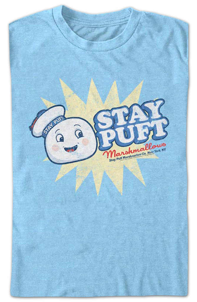 Stay Puft Marshmallows Logo Ghostbusters T-Shirt