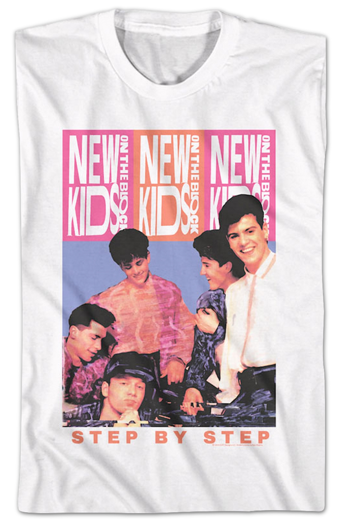 New kids on the block t shirt sales