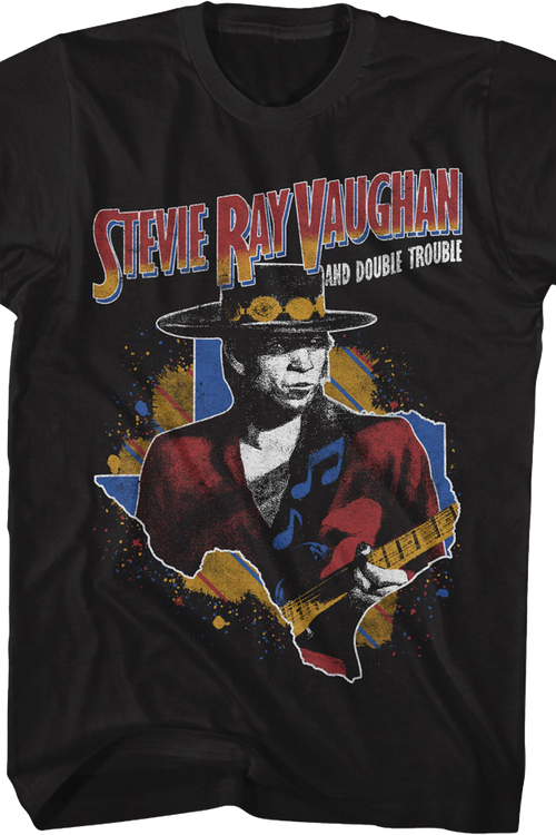 Stevie Ray Vaughan And Double Trouble T-Shirtmain product image