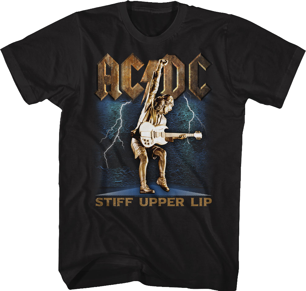 Stiff Upper Lip ACDC T-Shirt Men's