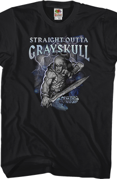 Straight Outta Grayskull Masters of the Universe T-Shirt