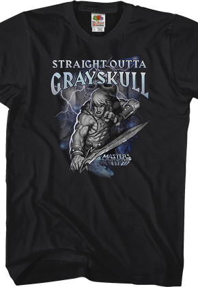 Straight Outta Grayskull Masters of the Universe T-Shirt