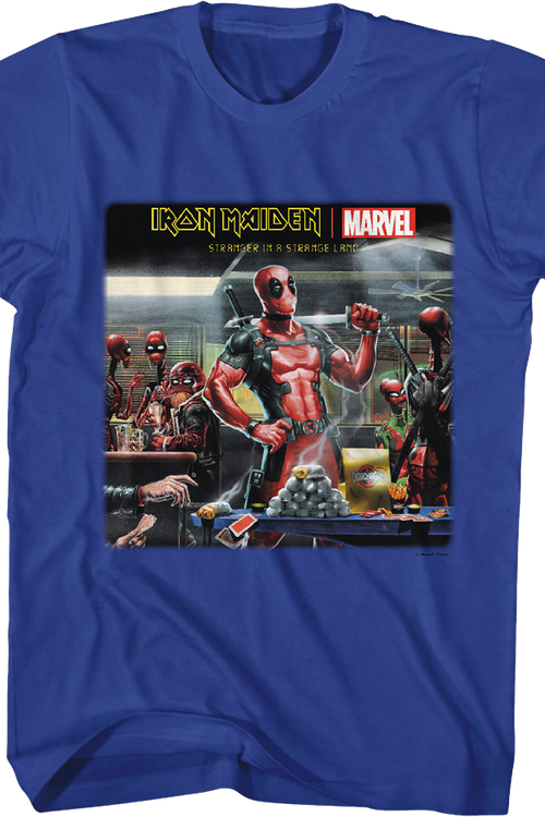 Stranger In A Strange Land Deadpool & Iron Maiden T-Shirtmain product image