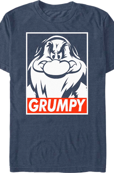 Street Art Grumpy Snow White And The Seven Dwarfs T-Shirt