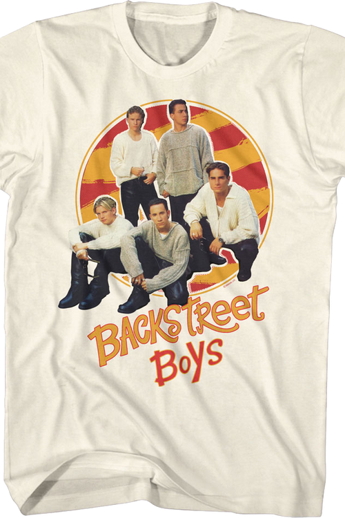 Striped Circle Backstreet Boys T-Shirtmain product image