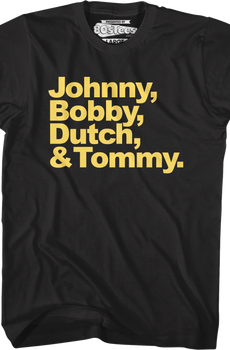 Student Names Karate Kid Cobra Kai T-Shirt